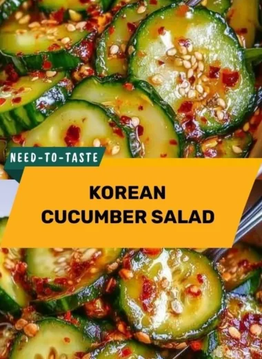 Bowl of Korean Cucumber Salad with vibrant green cucumbers and seasoning