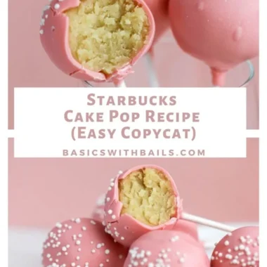 Starbucks cake pop - a colorful and delicious dessert on a stick