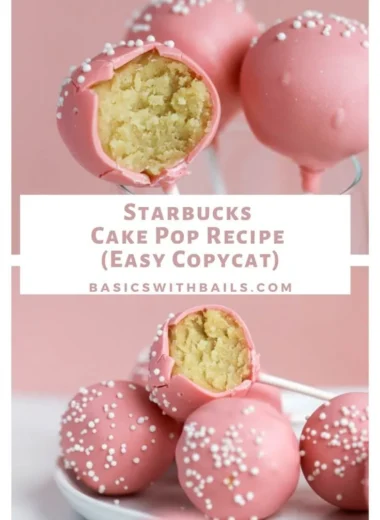 Starbucks cake pop - a colorful and delicious dessert on a stick