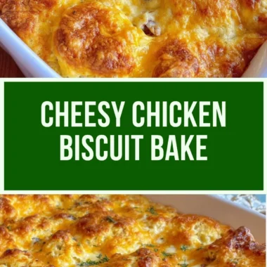 Delicious Chicken Bubble Biscuit Bake served hot in a casserole dish
