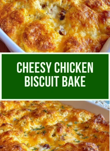 Delicious Chicken Bubble Biscuit Bake served hot in a casserole dish
