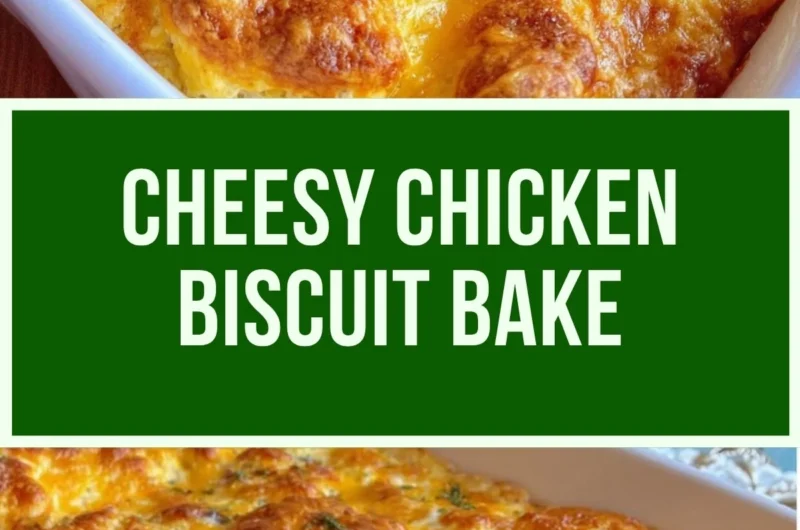 Delicious Chicken Bubble Biscuit Bake served hot in a casserole dish