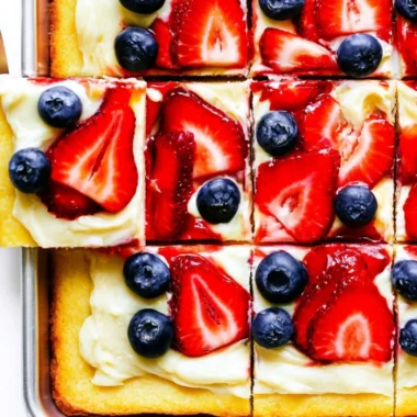 Delicious easy fruit pizza topped with fresh fruits and cream cheese frosting