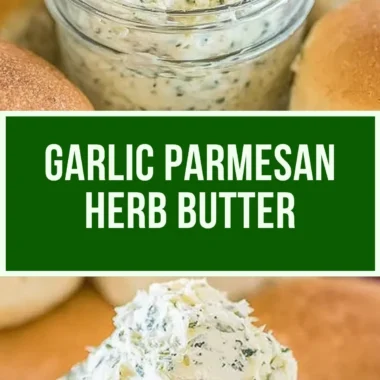 Garlic Parmesan Butter spread served on warm bread