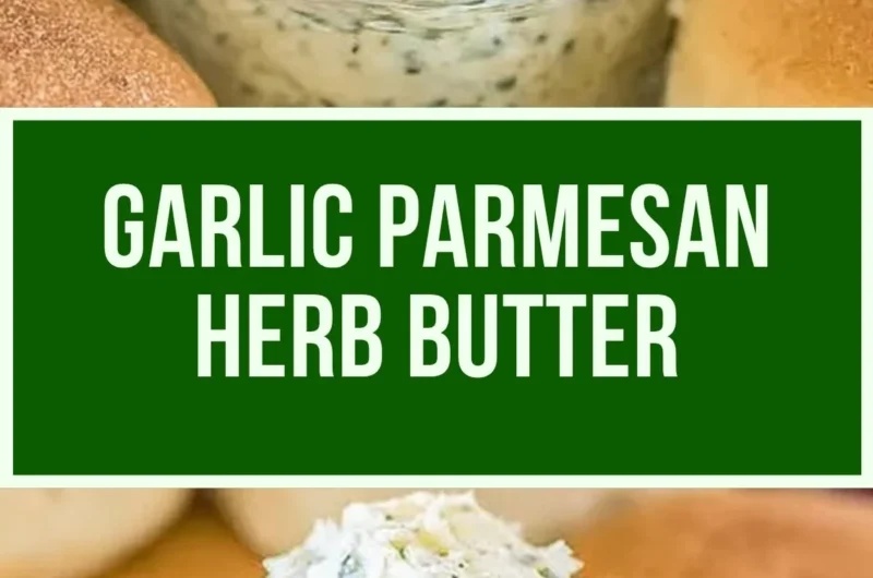 Garlic Parmesan Butter spread served on warm bread