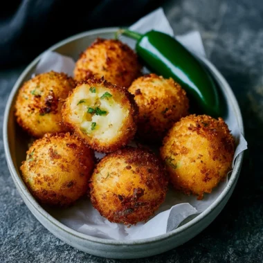 Crispy Jalapeño Popper Bites with creamy cheese filling