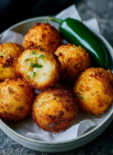Crispy Jalapeño Popper Bites with creamy cheese filling