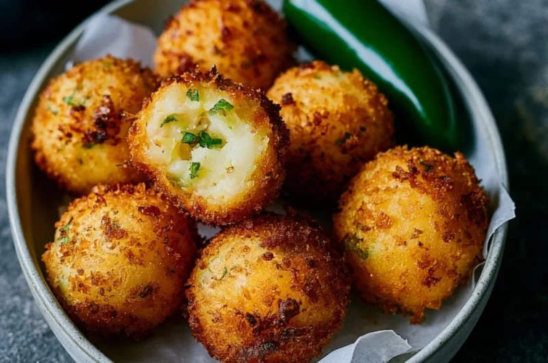 Crispy Jalapeño Popper Bites with creamy cheese filling