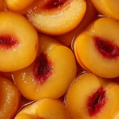 High-quality seamless tile art pattern featuring fresh peaches for digital design.