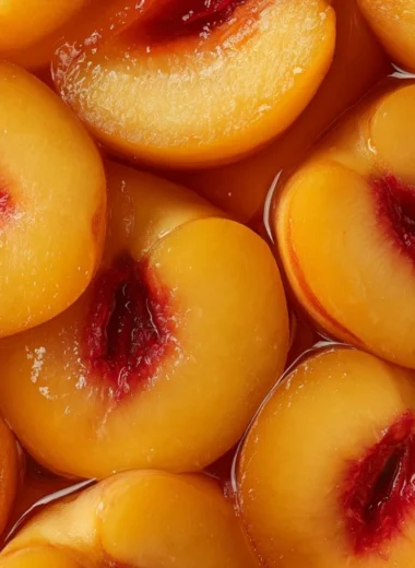 High-quality seamless tile art pattern featuring fresh peaches for digital design.
