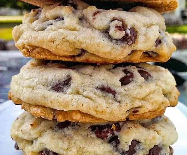 Delicious Nirvana chocolate chip cookies fresh out of the oven