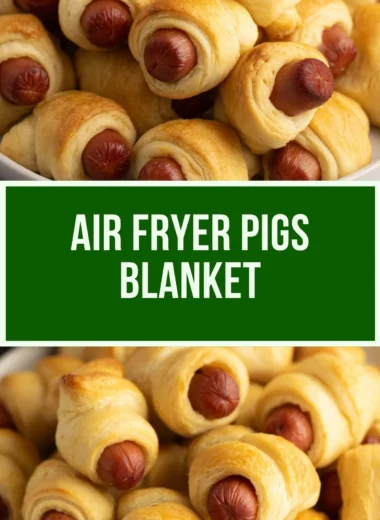 Delicious pigs in a blanket recipe with flaky pastry and savory sausages