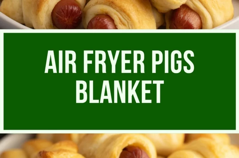 Delicious pigs in a blanket recipe with flaky pastry and savory sausages