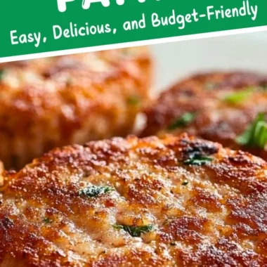 Southern salmon patties served with a side of tartar sauce