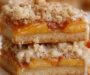 Summery Peach Bars
