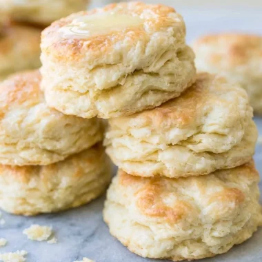 Freshly baked biscuits from the best biscuit recipe, golden and flaky